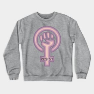 Feminist Symbol - Resist Crewneck Sweatshirt